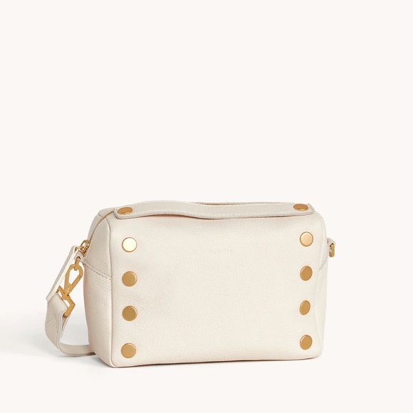 Hammitt Handbags - Hammitt Offwhite  Crossbody Bag with Gold Accents